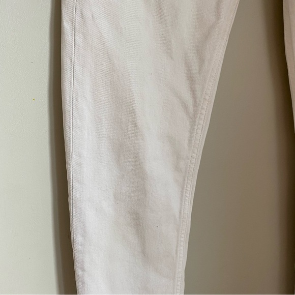 EVERLANE Mid-Rise Skinny Ankle Jeans Women 26 White Denim - Picture 11 of 12